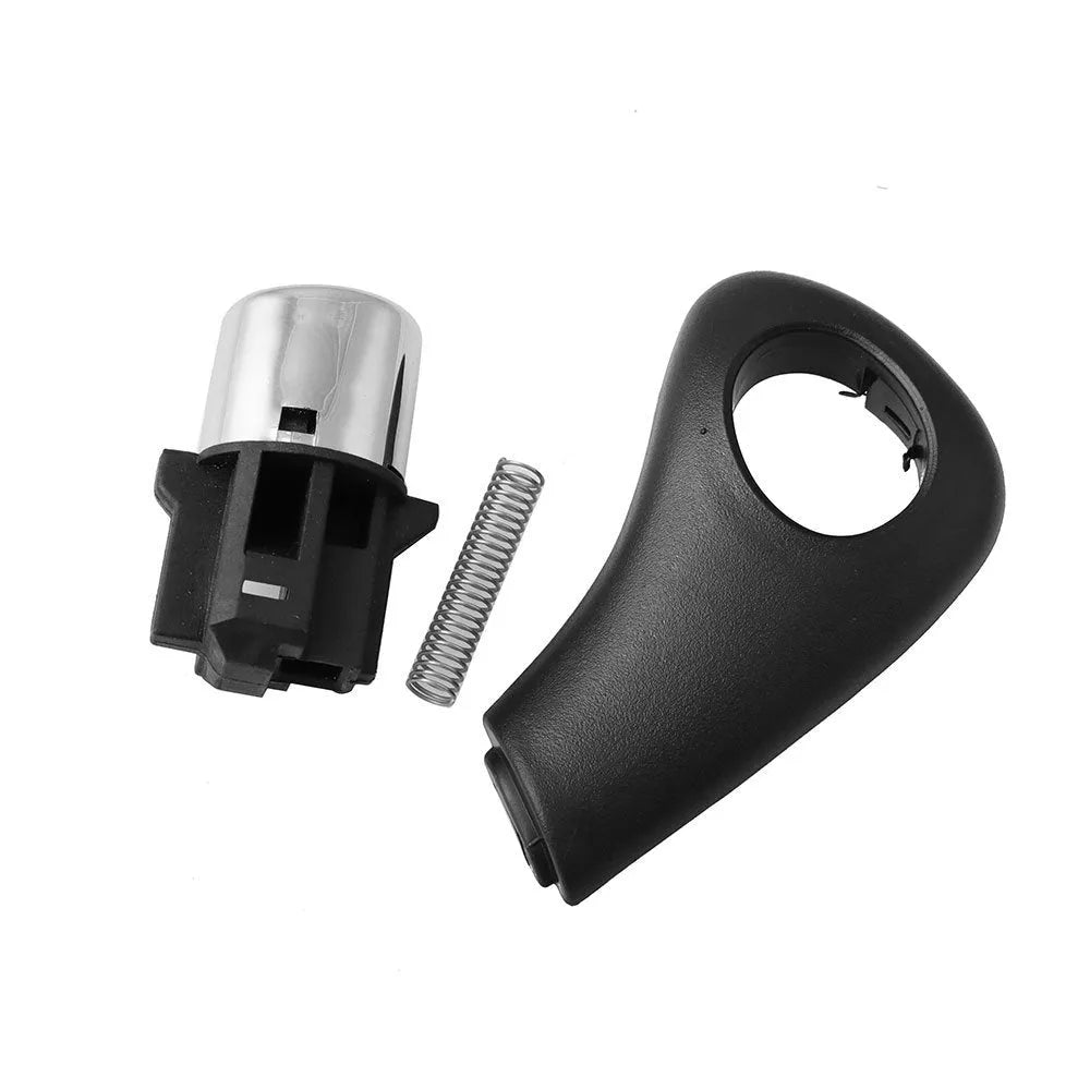 Black ABS plastic shift button refit kit for Honda Accord 2003-2005 with return spring and side plate
