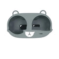 Silicone car cup holder stabiliser insert for central console in grey, tan, and pink colour options