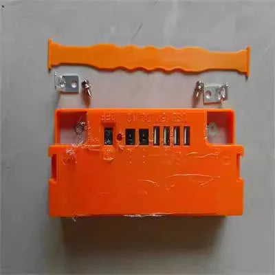 Orange plastic 12V 20Ah battery cover for 12V 20A refurbished battery with 19 to 20Ah capacity
