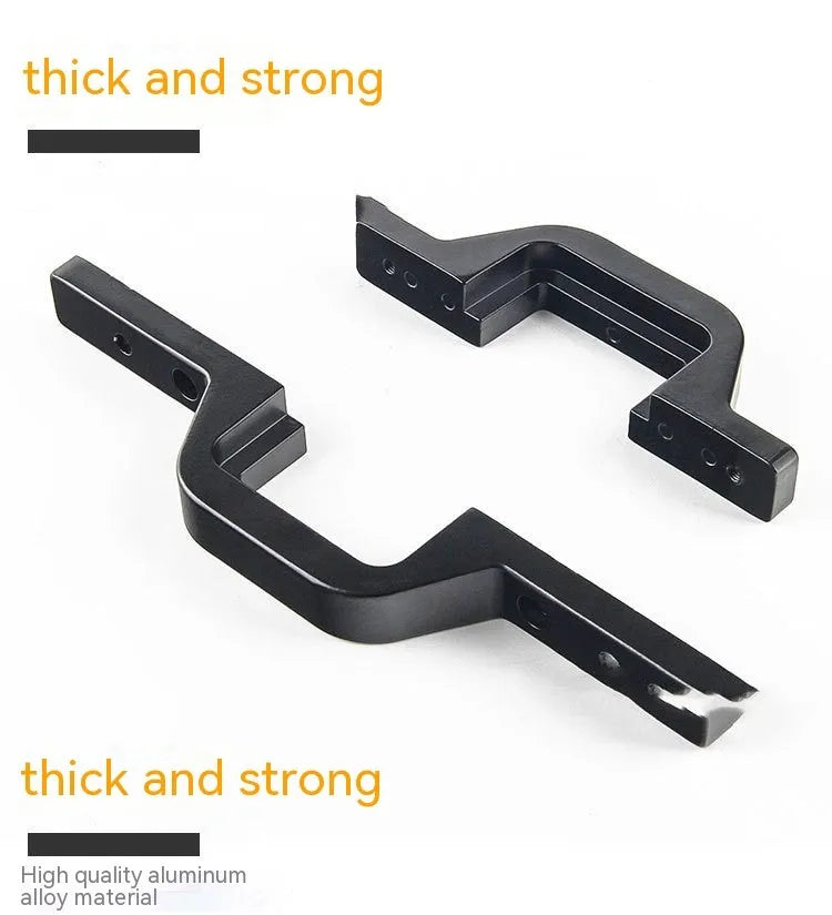 Black aluminium alloy LED reversing light bracket for Wrangler Jeep vehicles