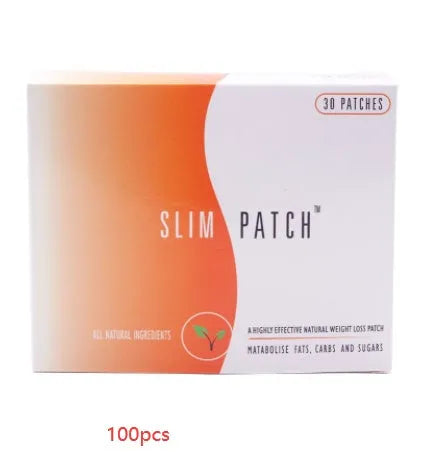 Navel belly button slimming patch in traditional Chinese medicine style with paper and gauze construction for night use
