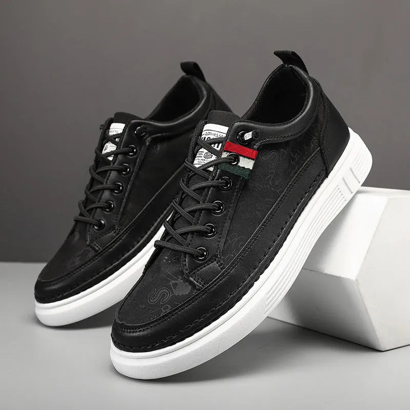 Men's high-cut canvas sneakers in grey with round toe and PVC sole