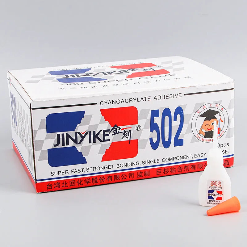 Specialised instant strong adhesive glue for shoe repairs in tube packaging