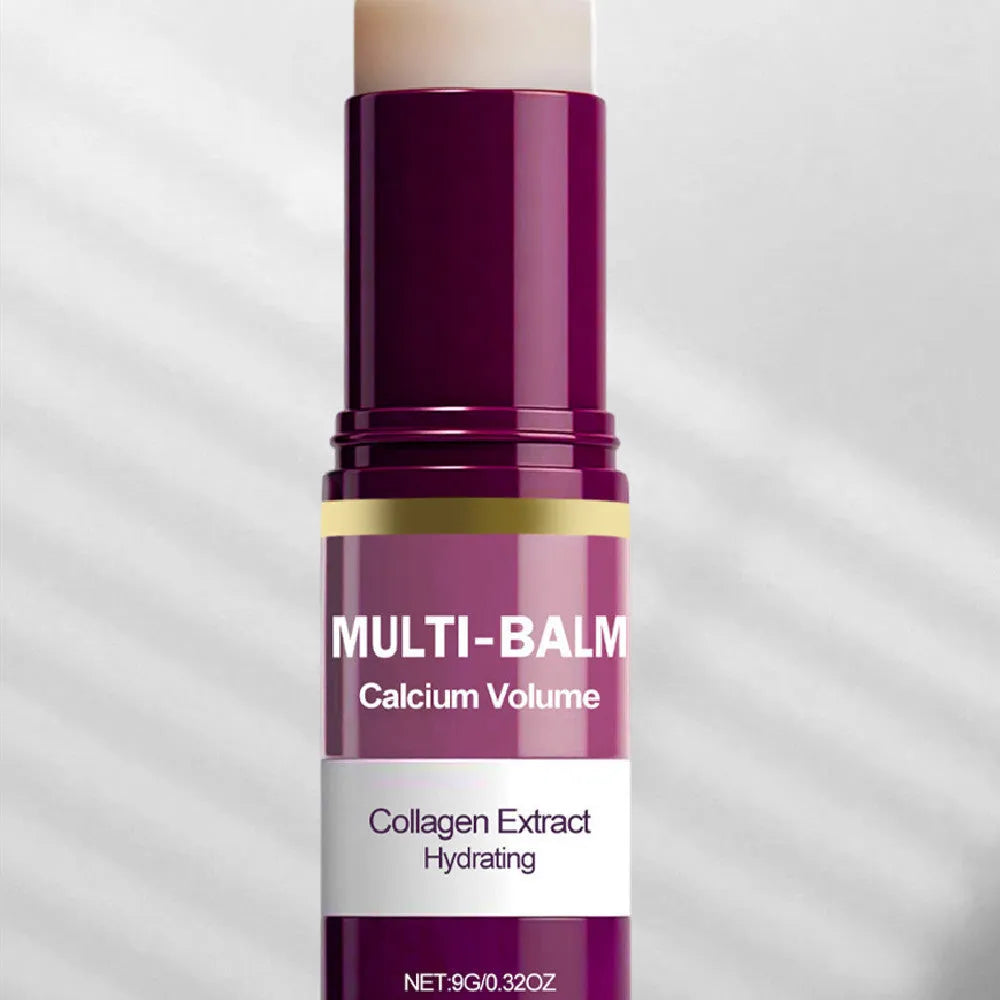 9g moisturising stick with beeswax and collagen, 2.5x10cm twist-up tube for dry skin care