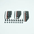 Aluminium alloy manual transmission car pedal set with brake accelerator clutch