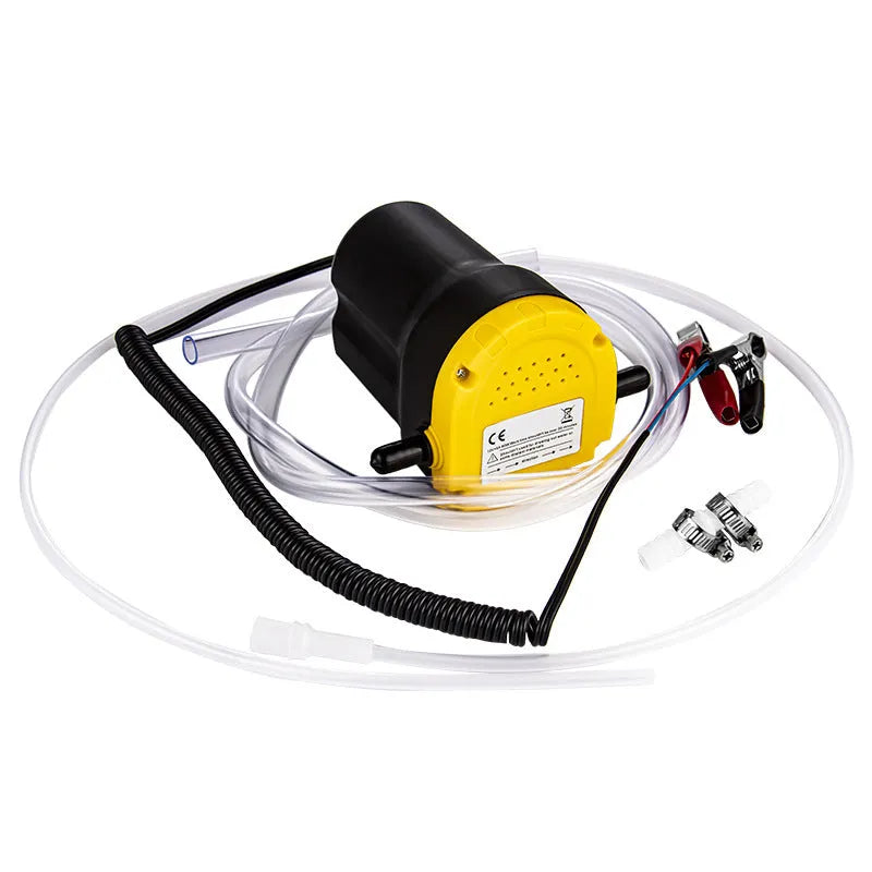 12V electric self-priming oil gear pump for engine oil transfer