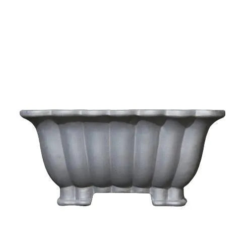 Purple sand ceramic square flower pot with classical styling and 37x15cm inner dimensions