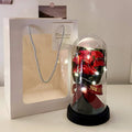 Formed bionic bouquet artificial flower arrangement in a selection of colours including gradient blue and light pink.