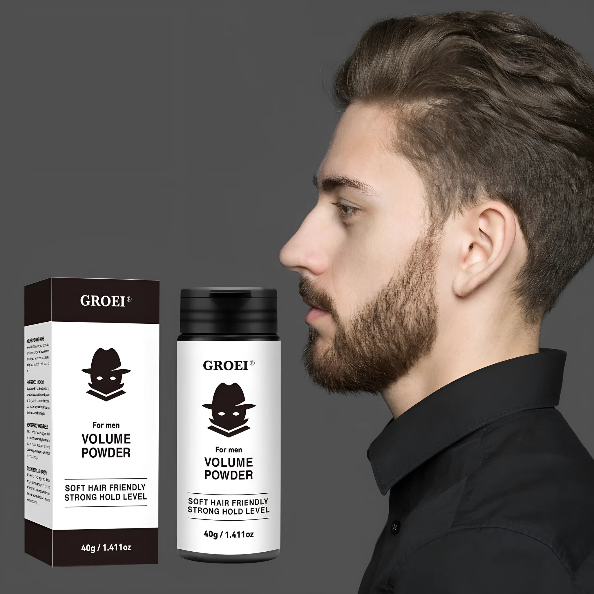 40g disposable hair styling powder for oil control and volume building with mattifying effect