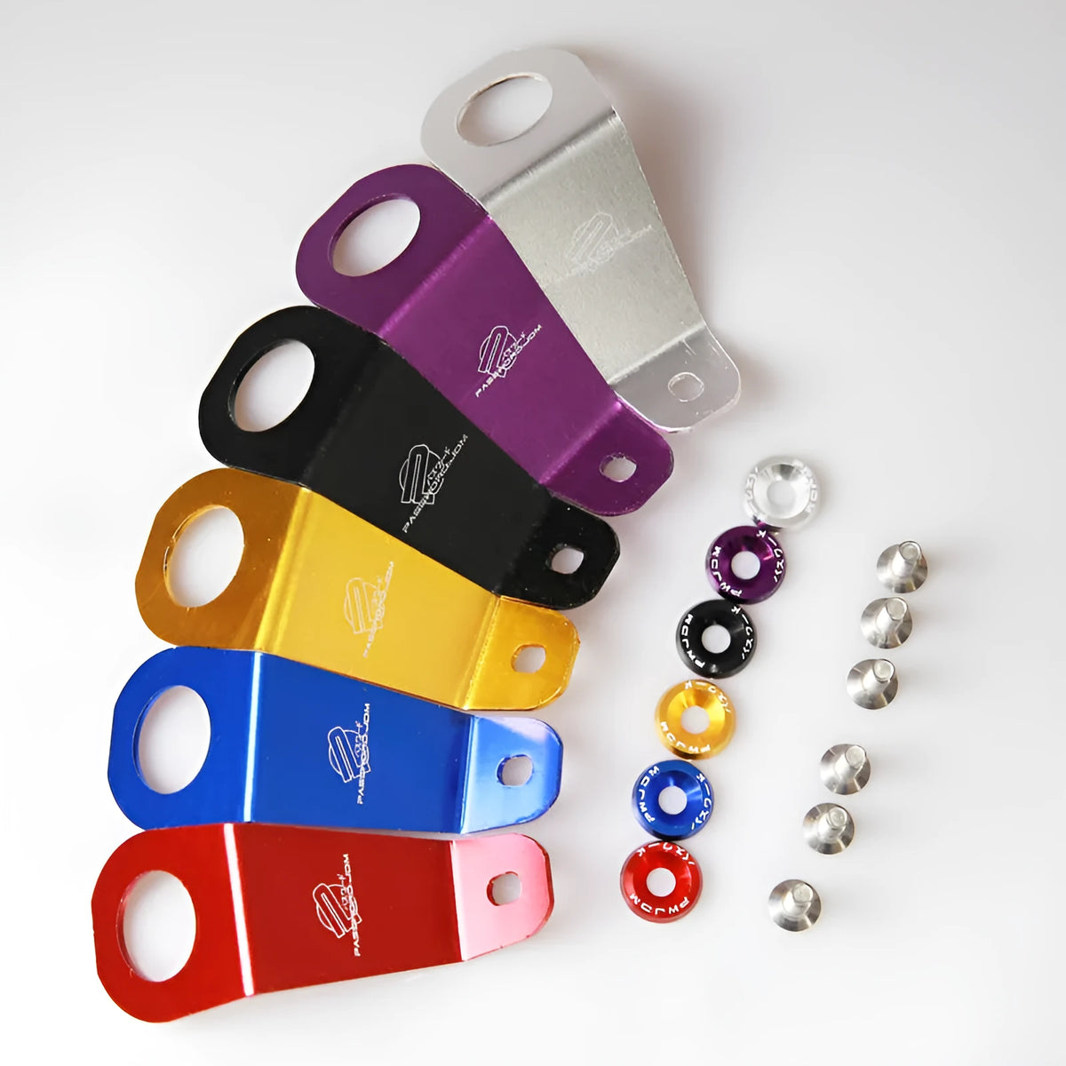 Aluminium alloy radiator bracket for Honda Civic EG car modification in multiple colour options