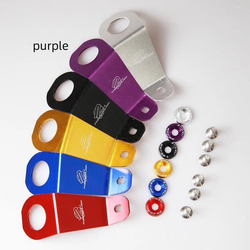 Aluminium alloy radiator bracket for Honda Civic EG car modification in multiple colour options