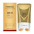 120g roller neck cream moisturiser with firming properties in compact container with integrated applicator