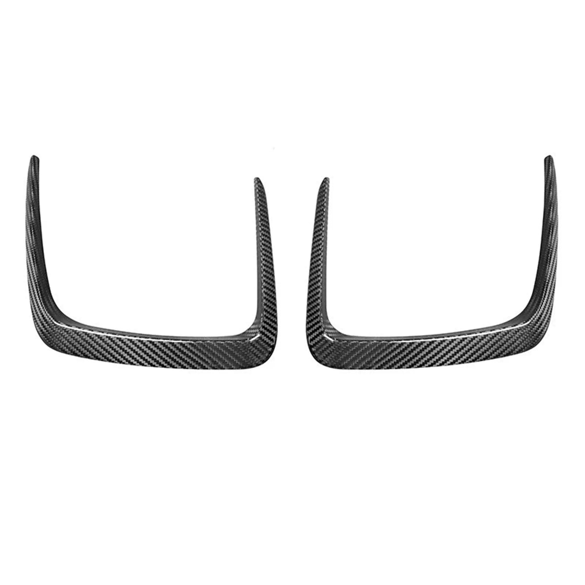 Black dry carbon fibre front bumper grille for BMW M3 M4 G80 G82 models with 3K weave pattern