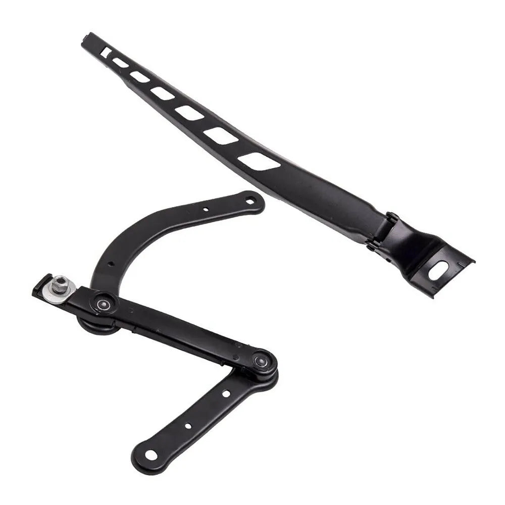 BMW E60 front right windshield wiper arm replacement part on white background