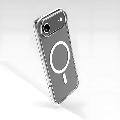 17AIR transparent magnetic phone case for iPhone 17 series showing clear design with magnetic elements