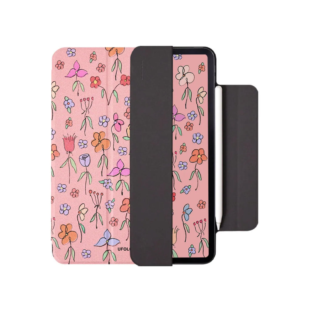 Magnetic closure protective sleeve for iPad Air 4 and Air 5 tablets
