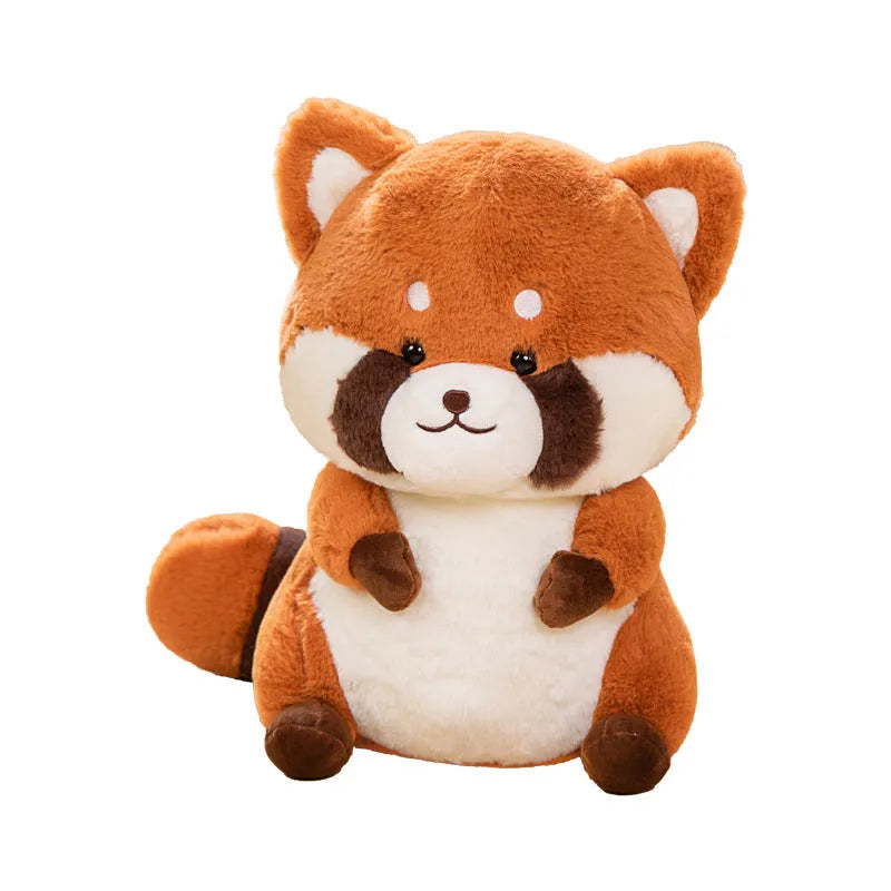 Cute Raccoon plush toy, 35cm height and 0.41kg weight, single stuffed raccoon for youth aged 15 to 35