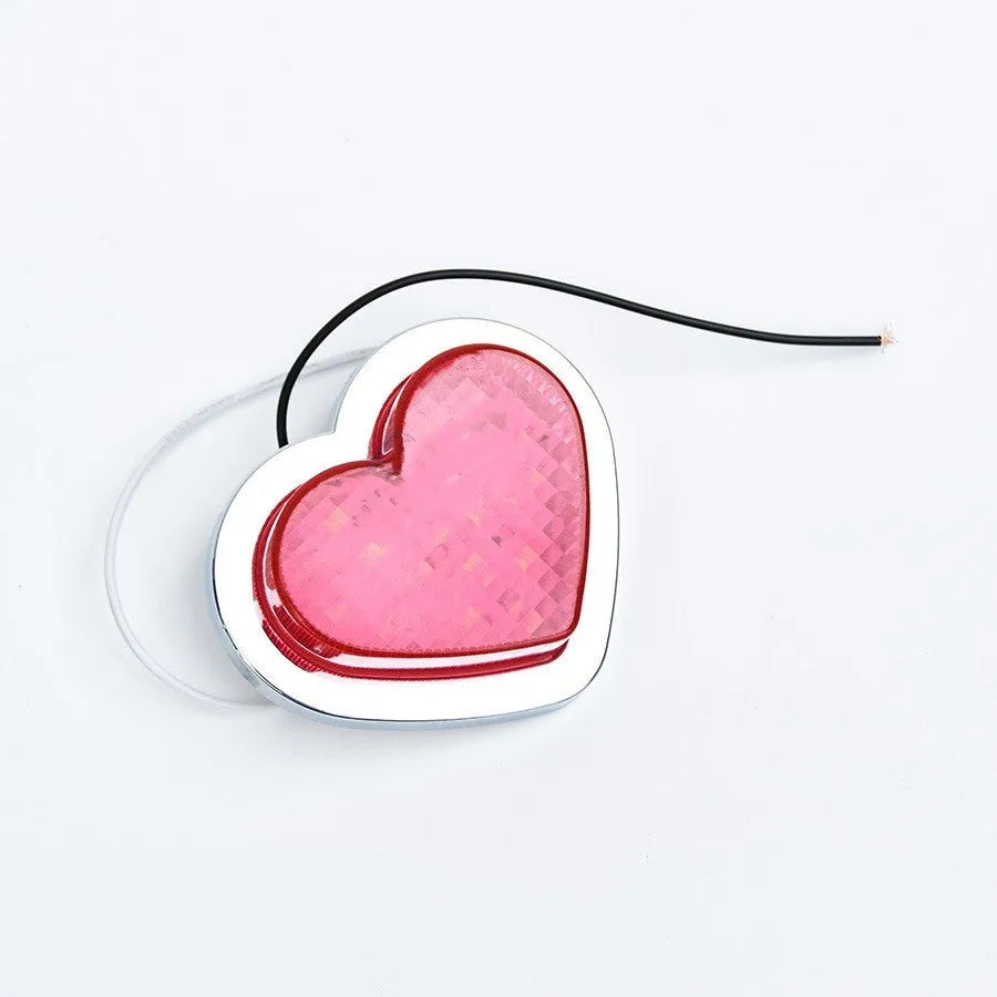 12v heart-shaped Japanese-style LED sidelight for vehicle body width illumination in multiple colours