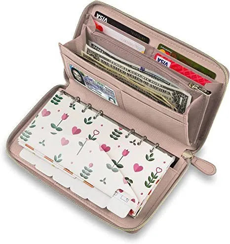 Slim anti-theft PU card holder wallet with RFID blocking in multiple colour options.