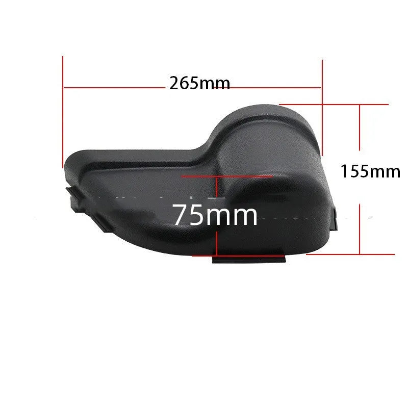 Black ABS plastic door storage container for Jeep Wrangler JK JL models 2011-2020