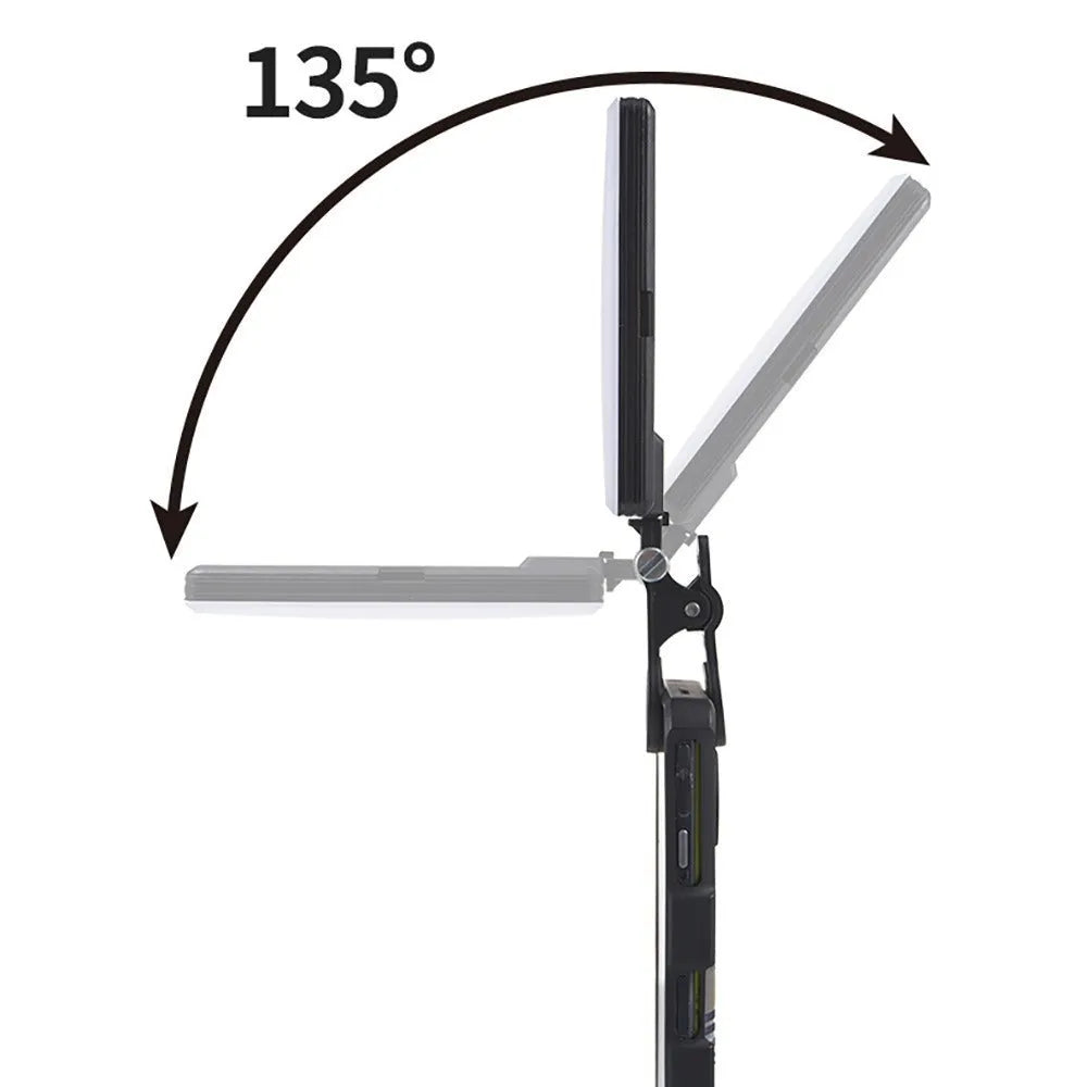 Portable LED pocket fill light with clip attachment for mobile photography and live broadcasts