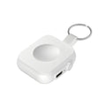 Mini magnetic wireless power supply in gun colour, black, or white, 2.5W output, fixed charger.