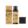 30ml bottle of glasses scratch remover liquid with microfibre cleaning cloth