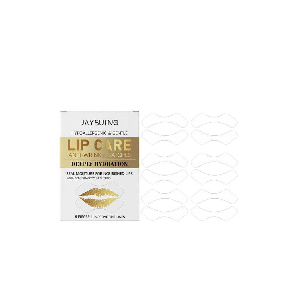 Box of lip rich moist deep nourishing lip stickers, 6 pairs, moisturising lip beauty tool