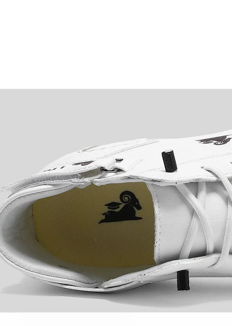 Octopus brand men's high-top ankle boots in khaki, grey, or black with a round toe and rubber sole.