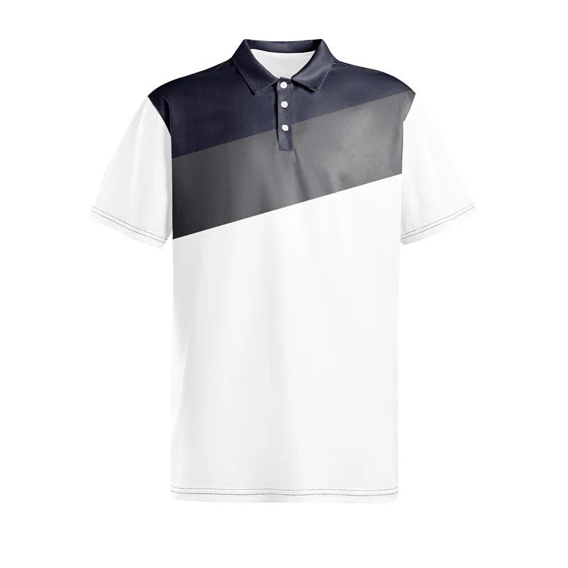 Men's loose fit 3D digital print T-shirt in pearl cotton polyester fabric, colour LMPL047