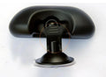 Large black car baby observation mirror with ABS frame, HD glass, and 360 degree rotating suction cup