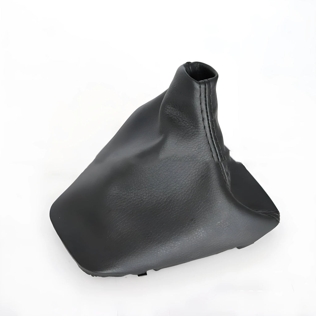 Black PU leather gear dust cover for BMW 3 Series manual transmission