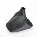 Black PU leather gear dust cover for BMW 3 Series manual transmission