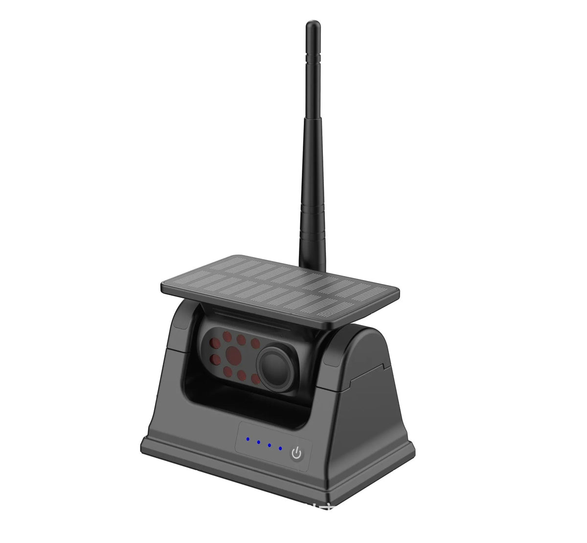 YL-Solar WF908 wireless solar charging camera with aluminium alloy shell and magnet mount for vehicles.