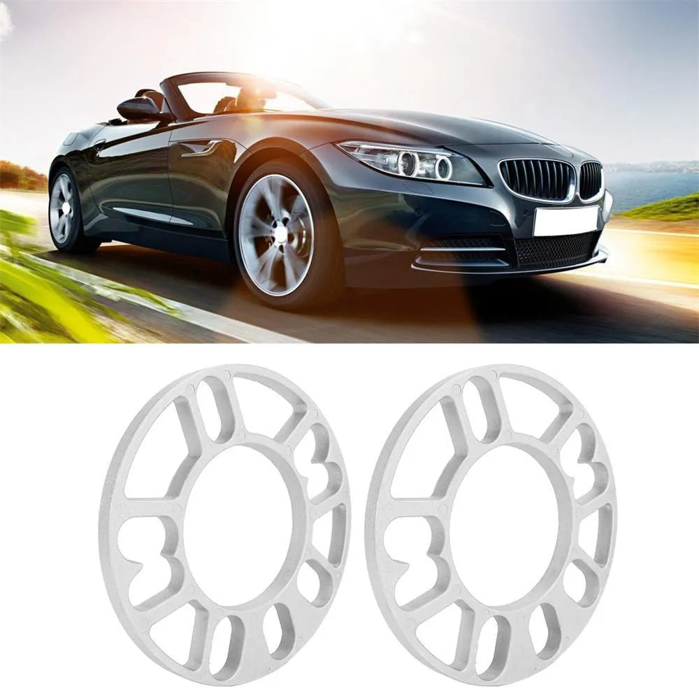 Automotive wheel hub widening gasket in 3mm 5mm 8mm 10mm thickness options for universal vehicle fit