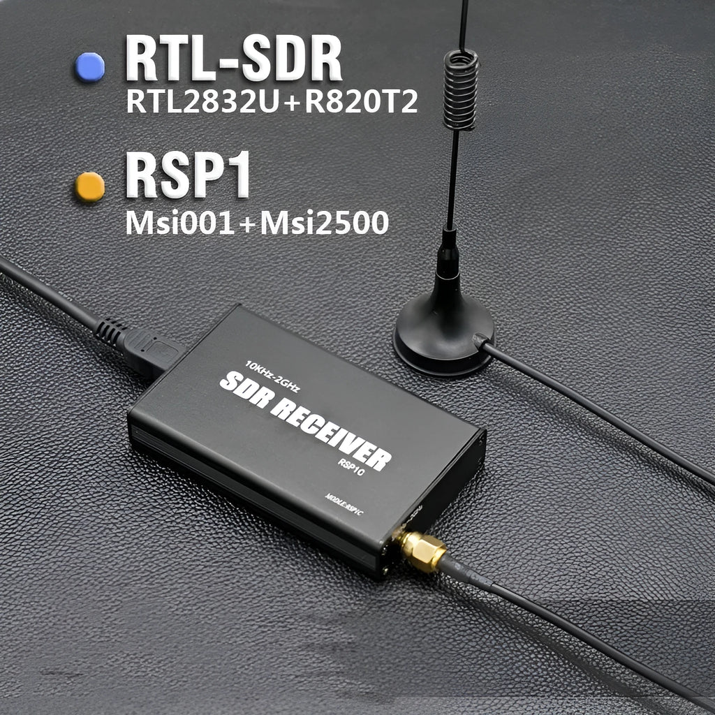 RTL-SDR RTL2832U R820T2 software radio receiver USB dongle for aviation and shortwave