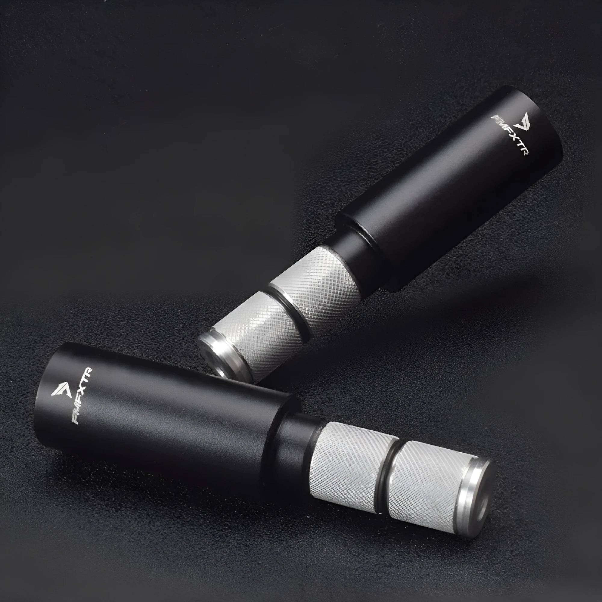 Pair of aluminium alloy bicycle handlebar extension rods with folding mechanism