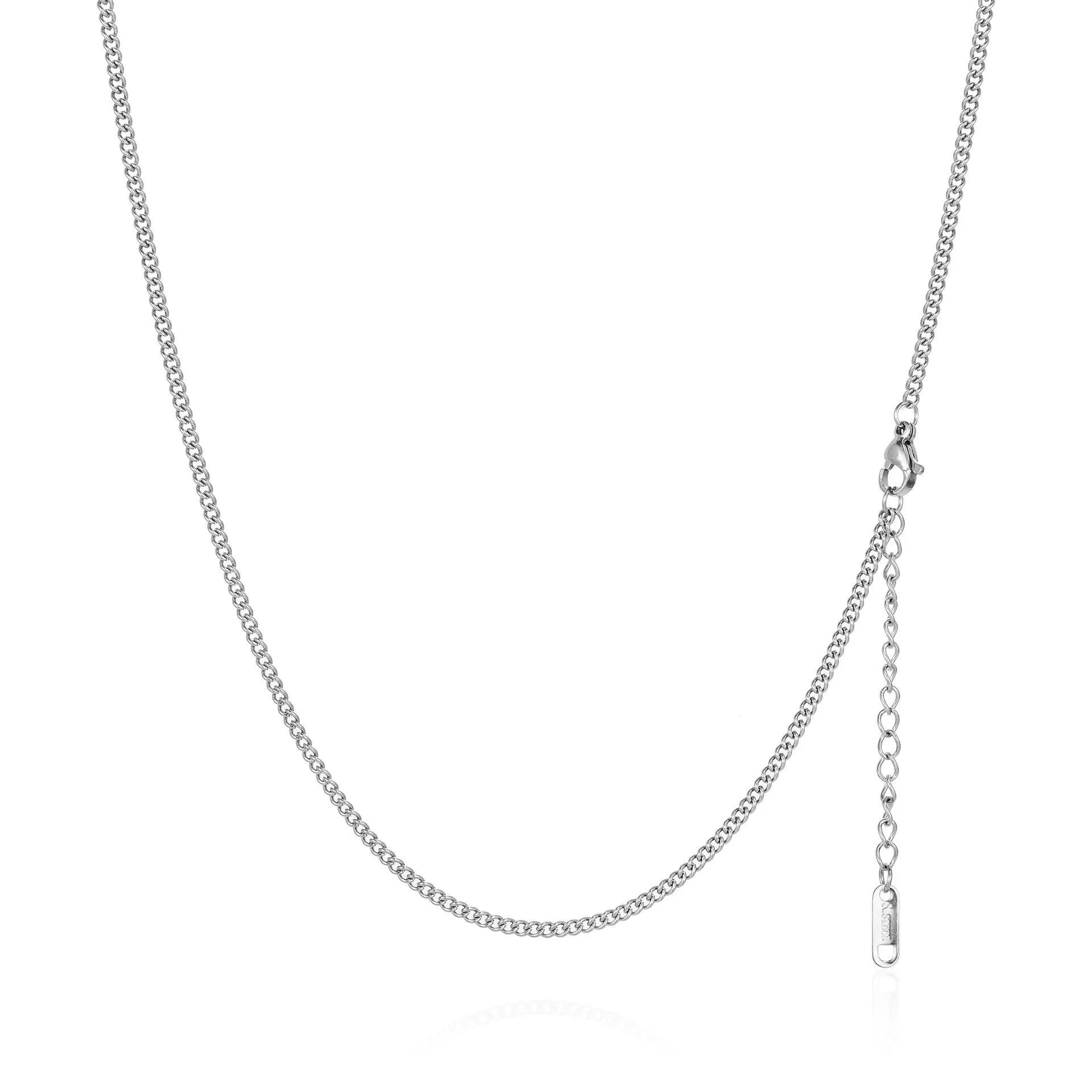 Gold hollow pendant necklace for women with O-link chain and round element, stainless steel with 18k electroplating