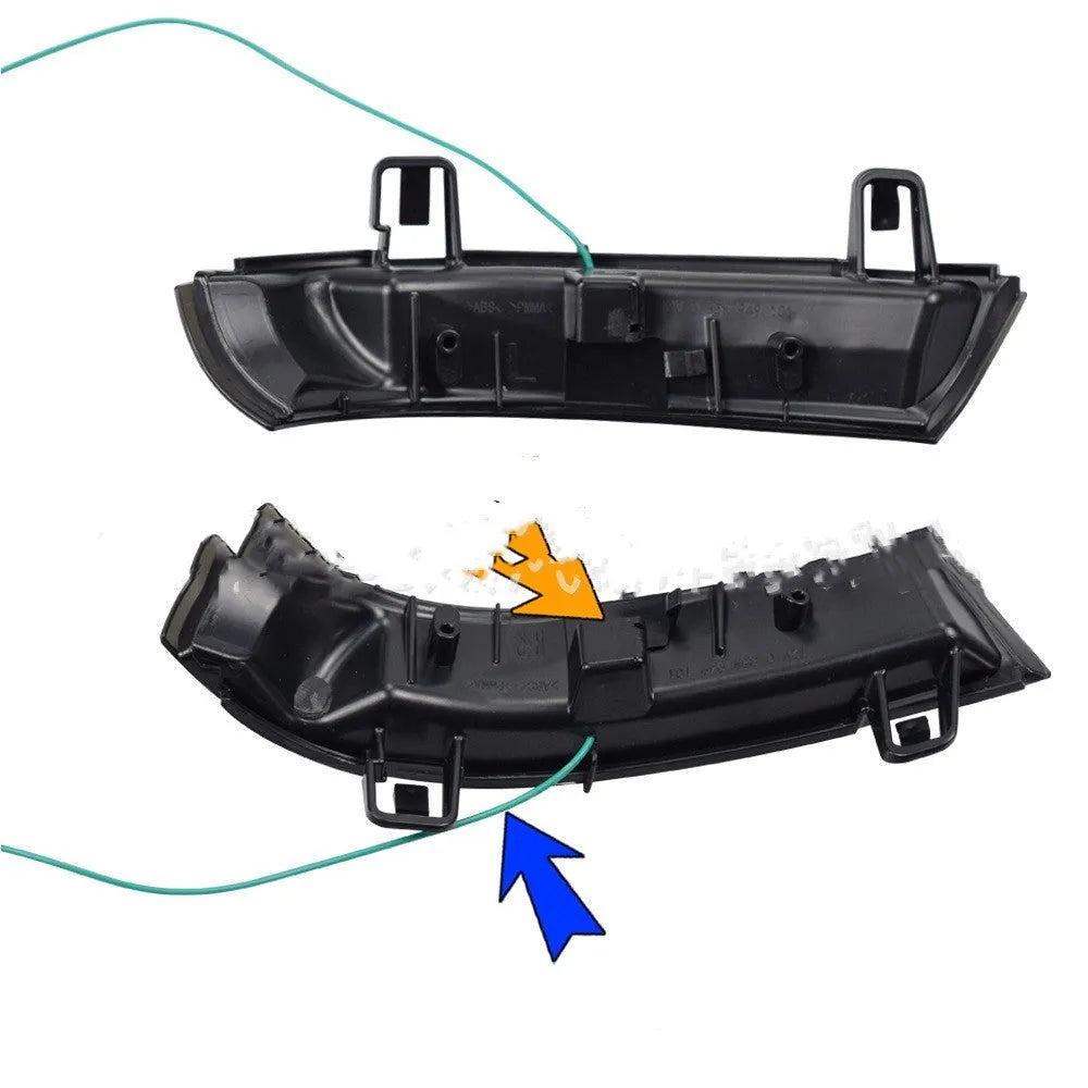 Volkswagen Golf MK5 running water dynamic turn signal light in ABS plastic