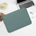 Mint green PU leather laptop liner bag for 13 inch notebook