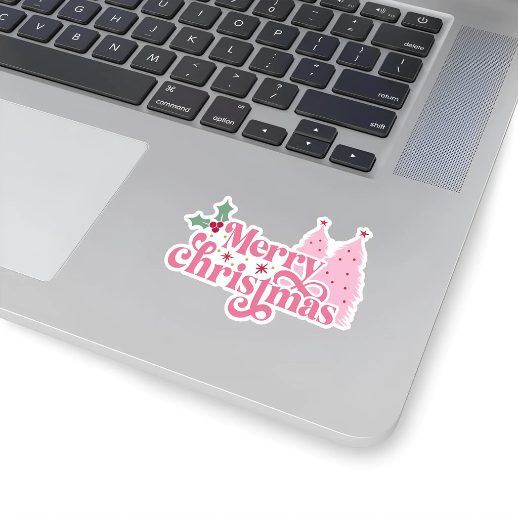 50 waterproof Christmas stickers with cute designs ranging 4-8cm for car phone decoration