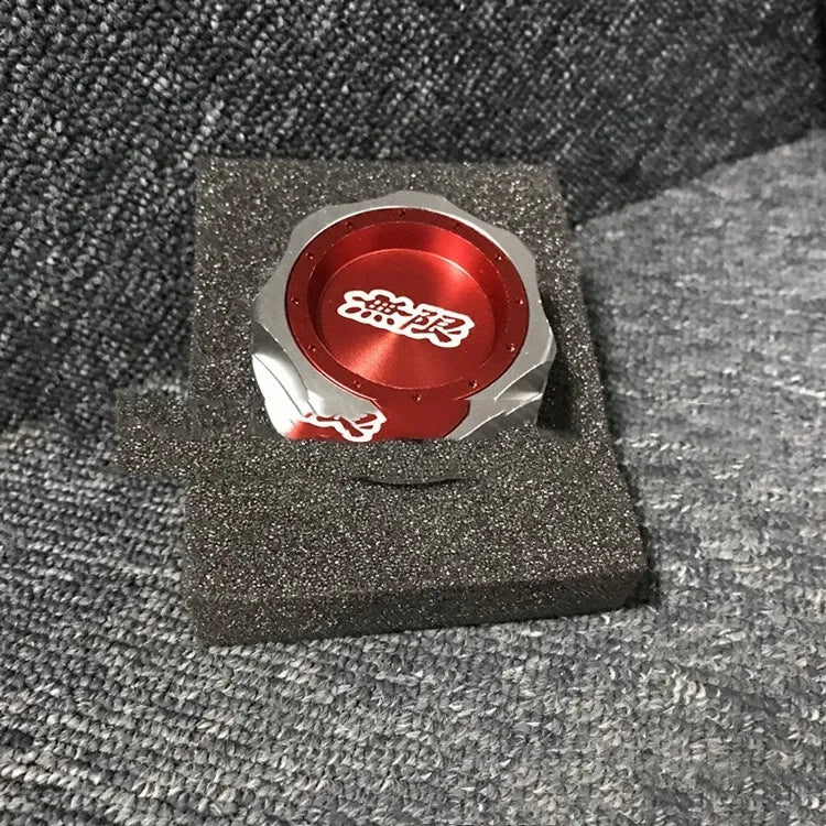 Aluminium alloy oil filter cap for Honda vehicles in six colour options