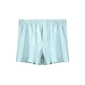 Men's loose-fitting cotton boxer shorts in solid colours with mid waist design
