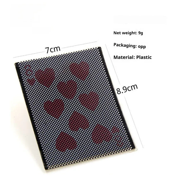 Plastic close performance vacuum exchange playing card magic prop in OPP packing