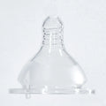 Transparent edible silicone wide mouth nipple with cross hole for newborns 0-3 months
