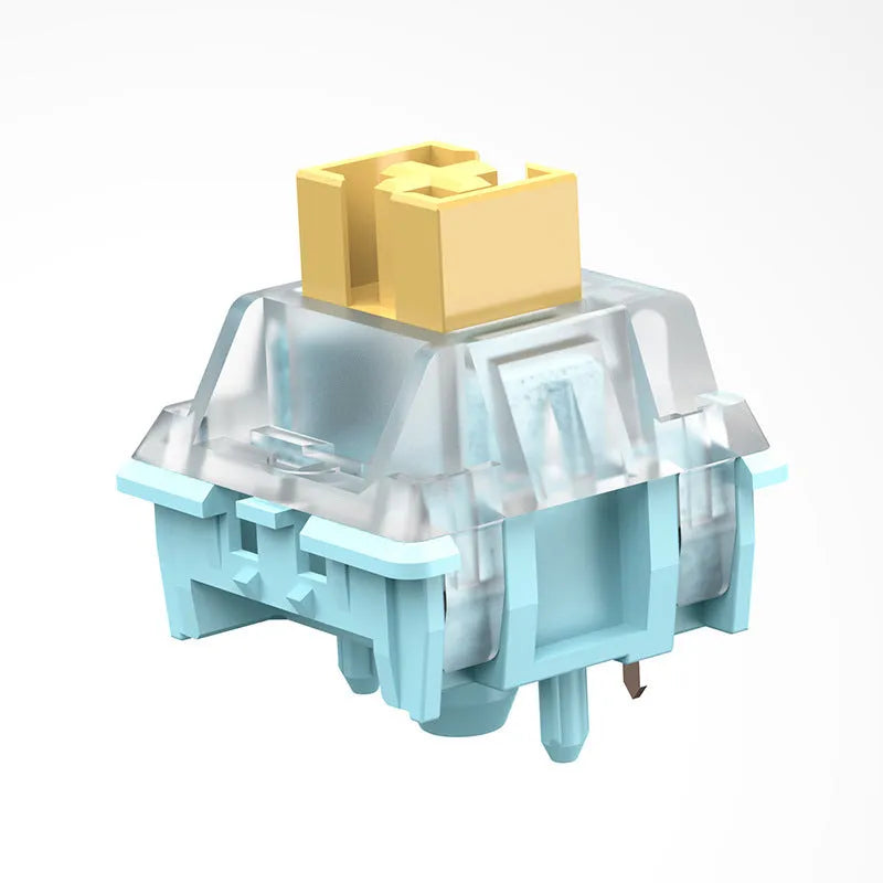 Sea Salt Lemon PRO Mute colour mechanical keyboard keycaps in 36-piece set for Cherry MX keyboards
