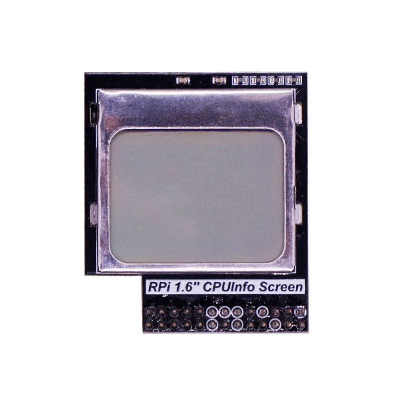 1.6 inch LCD display for Raspberry Pi with backlight switch and CPU monitoring capabilities