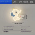 White cream cartoon elephant wall lamp with balloon elephant design 22cm tri colour dimming