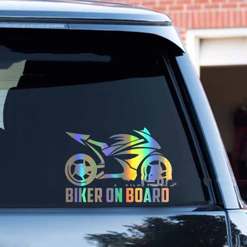 Motorcycle car reflective stickers in multiple colours with PET material construction