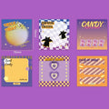 Rectangular tear-off note paper pad with 90 writing paper sheets and eight Korean style cover designs